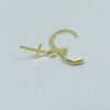 Argola tipo click com cruz - Image 3