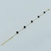 Pulseira bolinhas pretas