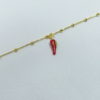 Pulseira infantil pimenta e bolinhas
