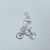 Pingente menino bicicleta zircônia