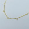Corrente choker pedrinhas zircônia