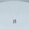 Corrente tipo choker Paz Fé Cruz zircônia - Image 2
