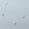 Corrente tipo choker zircônia